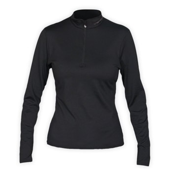 Hot Chillys Micro-Elite Chamois Solid Zip-T Top - Women's