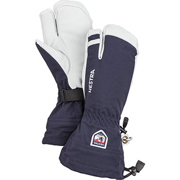 Hestra Army Leather Heli Ski 3-Finger Glove - Men's
