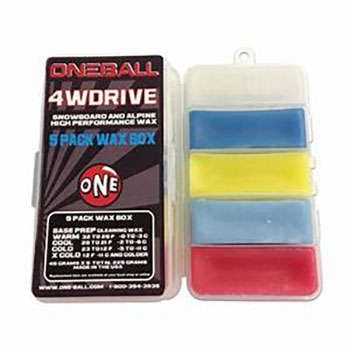 One Ball 4WD 5-Pack Assorted Temps Wax