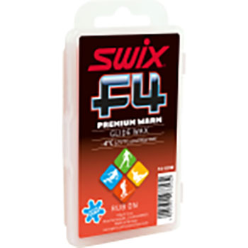 Swix F4 Premium Warm Rub On Glide Wax with Cork - 60g