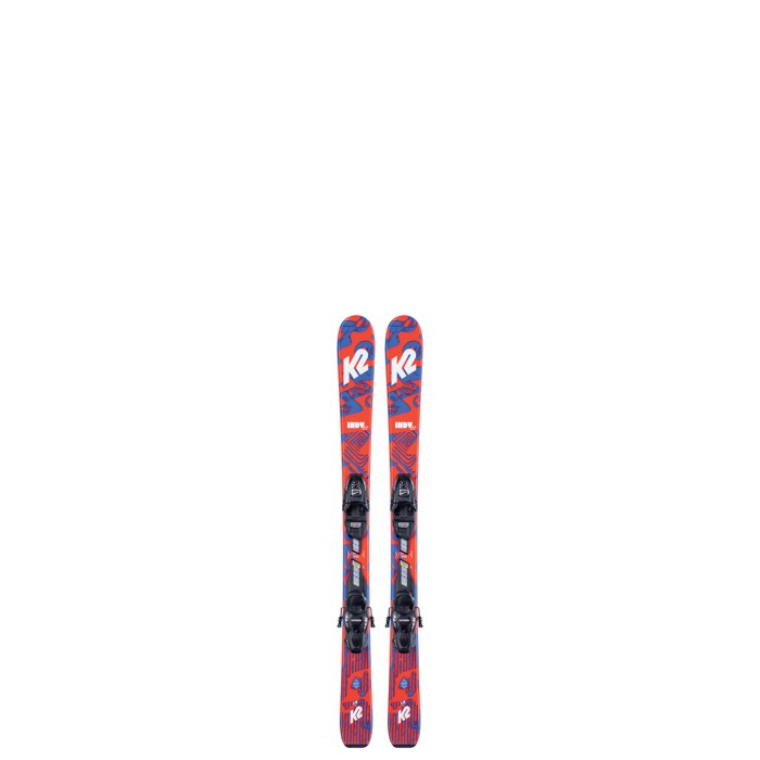 K2 Indy Skis with FDT Jr. 4.5 Bindings - Youth