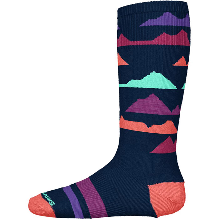 Smartwool Wintersport Full Cushion Mountain Pattern Over-the-Calf Sock - Youth