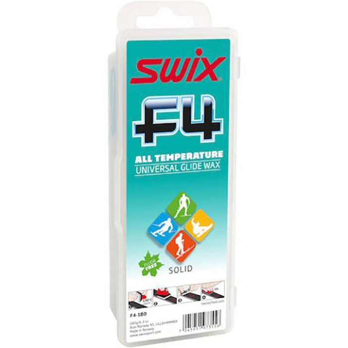 Swix F4 Universal Solid Glide Wax - 180g