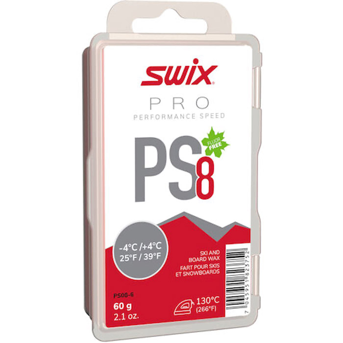 Swix Pro Performance Speed PS8 Red Wax - 60g 2023