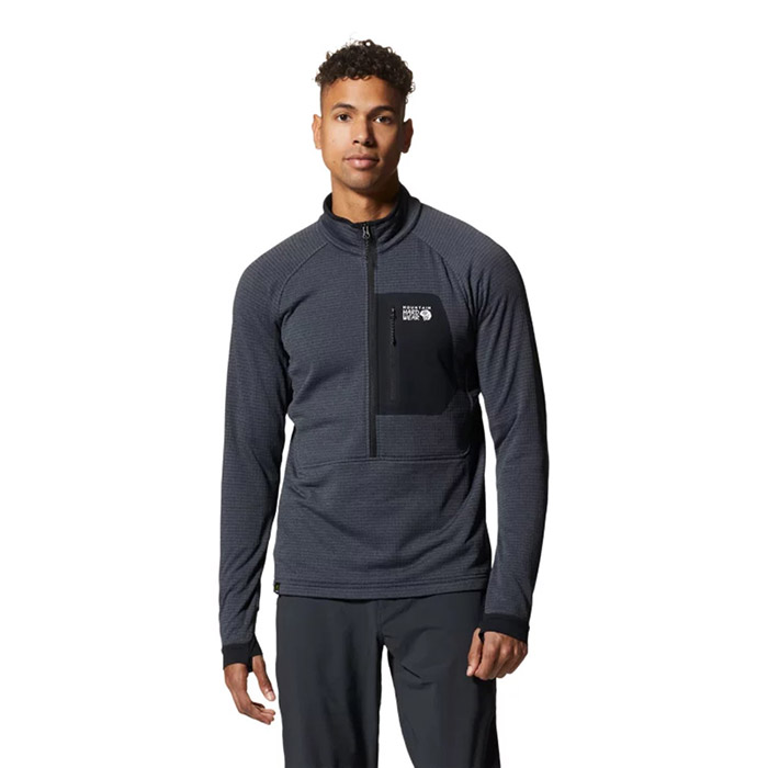 Mountain Hardwear Polartec Power Grid Half Zip Jacket - Men's