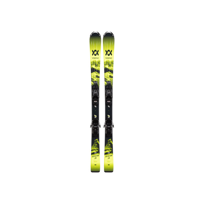 Volkl Deacon Junior Skis with VMotion 4.5 Junior Ski Bindings - Youth