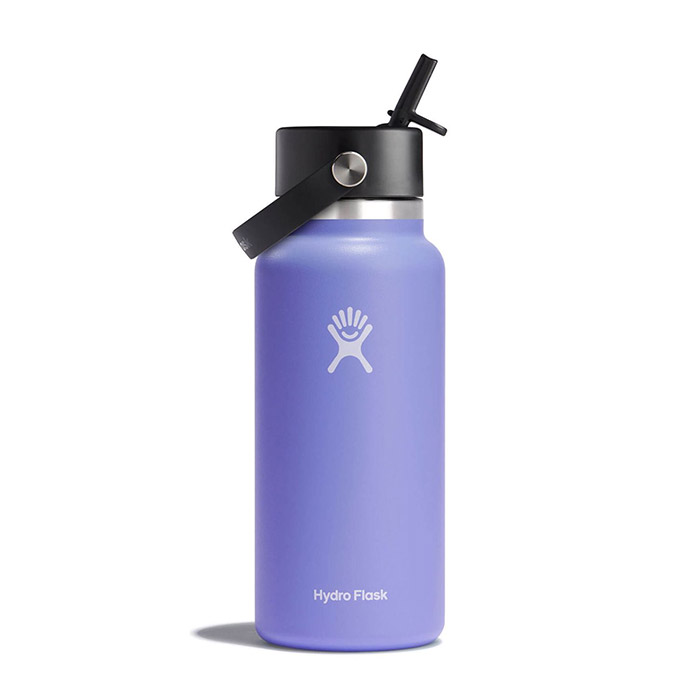 Hydro Flask Wide Mouth Bottle with Flex Straw Cap - 32 oz.