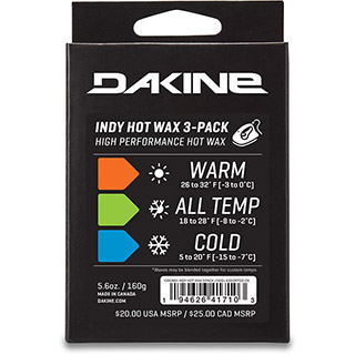 Dakine Indy Hot Wax - 3-Pack