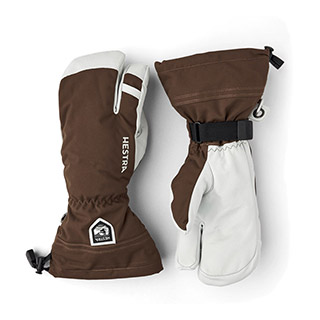 Hestra Army Leather Heli Ski 3-Finger Glove - Men's 2024
