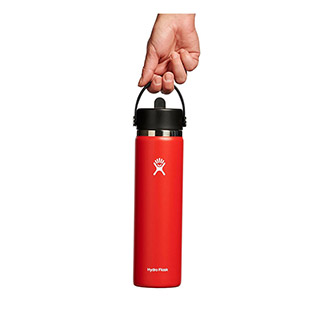 Hydro Flask Wide Mouth Bottle with Flex Straw Cap - 24 oz.