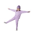Hootie Hoo Torrent Grid Fleece Set - Kid's Lavender image 2
