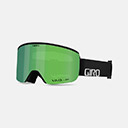 Black Wordmark Frame / Vivid Emerald & Vivid Infrared Lenses