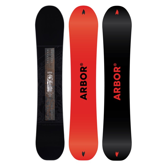 Arbor Red Gerard Pro Snowboard - Men's
