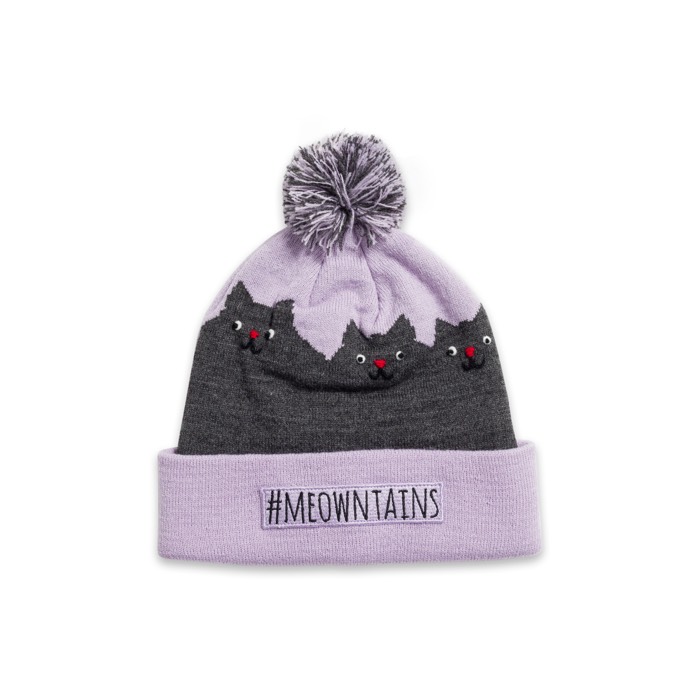 Turtle Fur #Meowntains Beanie - Youth