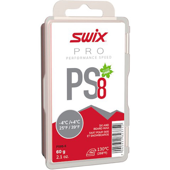 Swix Pro Performance Speed PS8 Red Wax - 60g
