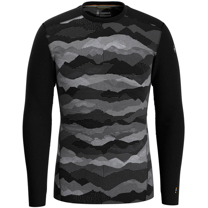 Smartwool Classic Thermal Merino Base Layer Pattern Crew Top - Men's