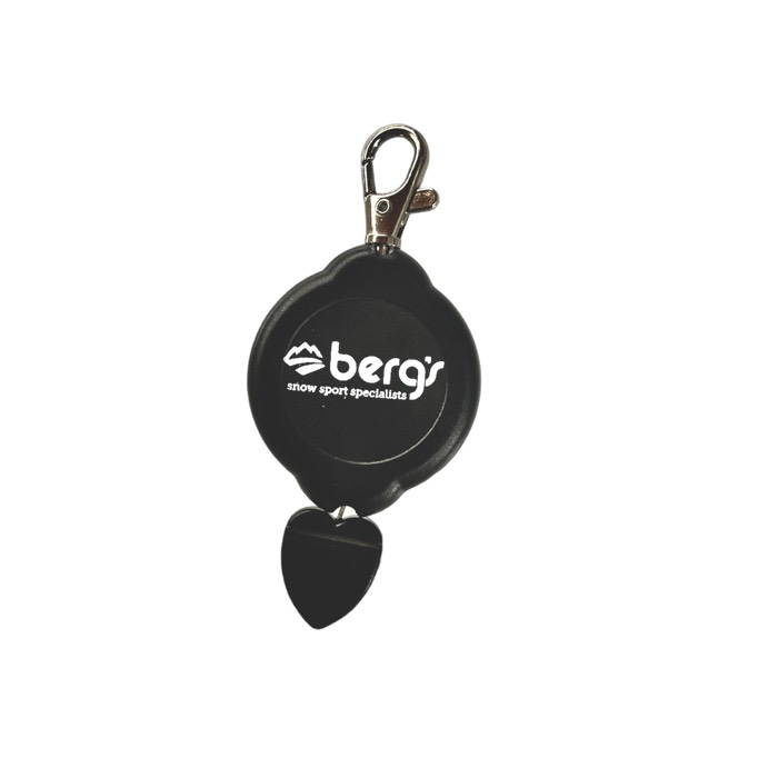 Berg's Ski and Snowboard Shop Custom Retractable Pass Holder