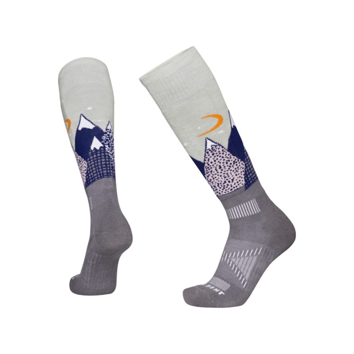 LE BENT Light Cushion Snowy Mountains Snow Socks - Kid's