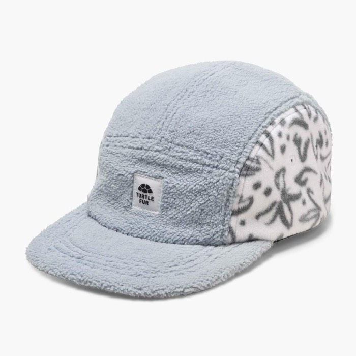 Turtle Fur Printed Fleece Art 5 Panel Hat