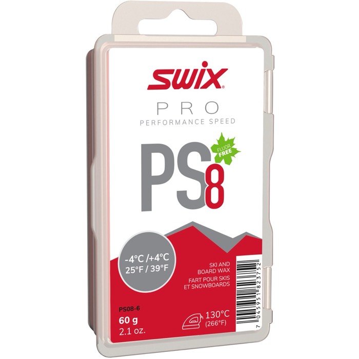 Swix Pro Performance Speed PS8 Red Wax - 60g