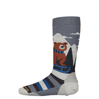 Smartwool Ski Light Cushion Sleigh Bear Over-the-Calf Socks - Youth