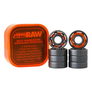 Bronson Speed Co. 6-Ball Raw Skateboard Bearings