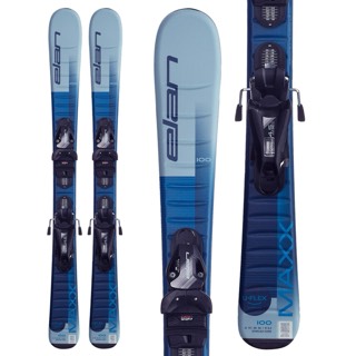 Elan MAXX Blue Jr. Skis with EL 4.5 GW CA Jrs. Ski Bindings - Youth 2027