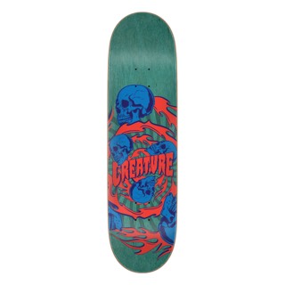 Creature Skateboards Spiral Skull 7 Ply Birch Skateboard Deck - 8.53