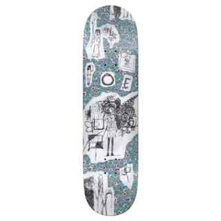 There Poe Flowerz Skateboard Deck- 8.125