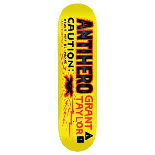 Anti-Hero Grant Caution Skateboard Deck - 8.38