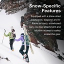 Osprey Soelden 32 Backcountry Ski Pack Cascade Blue image 4