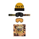 686 Smarty Magnetic Goggle Pack - Unisex Sublime Orange Tie Dye / Black & Amber Lenses image 1