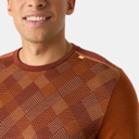 Helly Hansen Lifa Merino Midweight Crew Top - Men's Ginger Biscuit AOP image 5