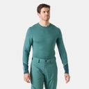 Helly Hansen Lifa Merino Midweight Crew Top - Men's Opal Green image 3