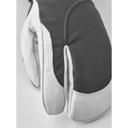 Hestra Heli Ski 3-Finger Glove - Women's Grey / Off White image 2