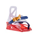 Burton Grom Disc Snowboard Bindings - Youth Red / Multi image 2