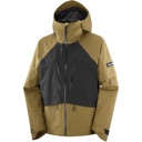 Salomon Venom Full Zip Jacket -  Men's Brilliant Olive / Deep Black image 1