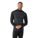 Smartwool Classic Thermal Merino Base Layer 1/4 Zip Top - Men's Black Color Shift image 2
