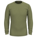 Smartwool Classic Thermal Merino Base Layer Crew Top - Men's Winter Moss Heather image 1
