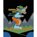 Smartwool Wintersport Full Cushion Mountain Moose Over-the-Calf Socks - Youth Black image 2