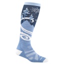 Darn Tough Swirlwind Over-the-Calf Lightweight with Cushion Socks - Women's Midnight image 1