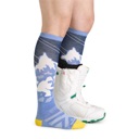 Darn Tough Yeti Over-the-Calf Lightweight Socks - Women's Midnight image 4