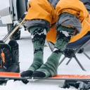 Darn Tough Cold Smoke Over-the-Calf Lightweight Socks - Men's Moss image 3