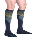Darn Tough Solstice Over-the-Calf Lightweight Socks - Men's Eclipse image 2