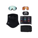 Anon M6 Goggles - Unisex Black Frame / Perceive Variable Blue & Cloudy Pink Lenses image 6