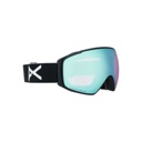 Anon M4S Toric Goggles + MFI Face Mask - Unisex Black Frame / Perceive Variable Blue & Cloudy Pink Lenses image 2