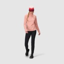 Outdoor Research Vigor Grid Fleece Quarter Zip Jacket - Women's Lotus Heather image 5