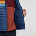 Cotopaxi Fuego Down Hooded Jacket - Men's Deep Sea Stripes image 5