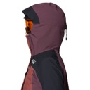 Mountain Hardwear Powder Maven Jacket - Women's Bourbon Brown / Blackberry / Black image 8