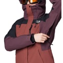 Mountain Hardwear Powder Maven Jacket - Women's Bourbon Brown / Blackberry / Black image 10